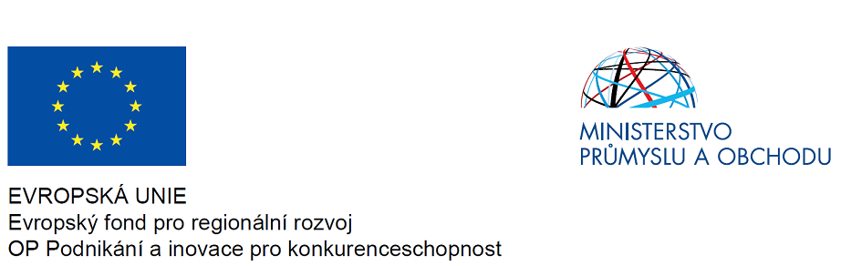 logo EU, logo Ministerstvo průmyslu a obchodu